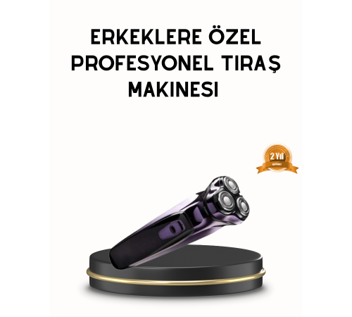 Kompakt Şarjlı Saç Sakal Tıraş Makinesi Kuru Kullanım Özellikli