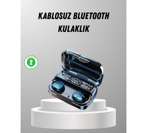 TWS Kablosuz Kulaklık Şarj Kutulu 20 Saat Kullanım Konforlu