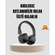Bluetooth Kablosuz Kulak Üstü Kulaklık Katlanabilir Konforlu ve Şık Tasarımlı