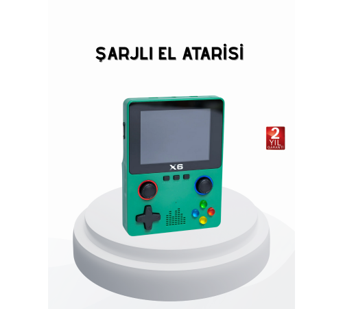 3.5 İnç IPS Ekranlı Taşınabilir Oyun Konsolu Ergonomik Çift Tetikli