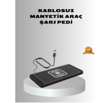 Manyetik Şarj Pedi 7.5W 10W 15W Hızlı Şarj Kaymaz Tabanlı