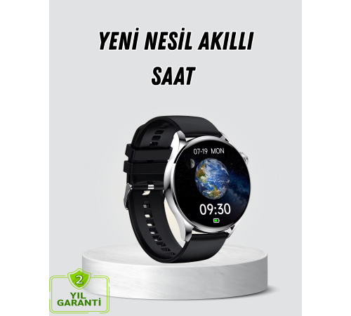 Akıllı Saat GPS Nabız Uyku Takibi Sesli Arama Titreşim Bildirimli