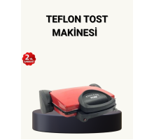 Tost Makinesi Geniş Kapasiteli Çıkarılabilir Plaka Üç Kademeli Isı Ayarlı