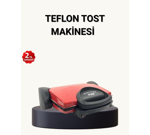 Tost Makinesi Geniş Kapasiteli Çıkarılabilir Plaka Üç Kademeli Isı Ayarlı