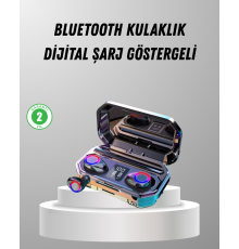 Şarj Kutulu Kablosuz Kulaklık Ergonomik Spor Seyahat Uyumlu Uzun Kullanım