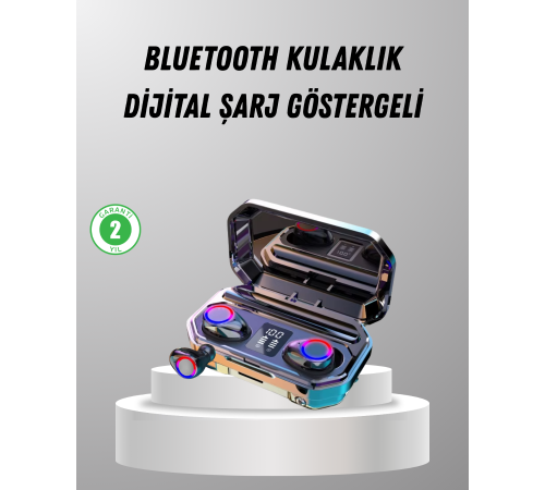 Şarj Kutulu Kablosuz Kulaklık Ergonomik Spor Seyahat Uyumlu Uzun Kullanım