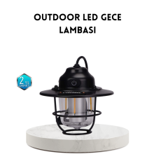 Outdoor Retro Kamp Işığı Uzun Ömürlü Pil Taşınabilir Suya Dayanıklı
