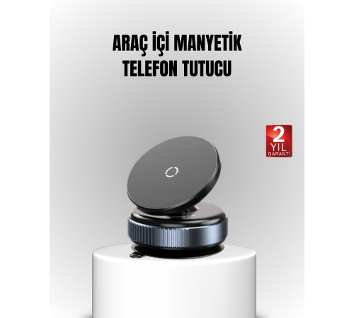 Vakum Adsorpsiyonlu Manyetik Telefon Tutucu Güçlü N52 360° Evrensel Uyumluluk