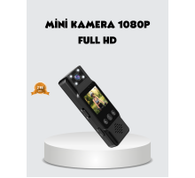 180 Derece Dönebilen Mini Kamera Full HD TFT Ekran Hareket Sensörlü