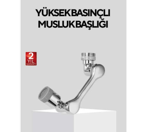 Döner Musluk Başlığı Çok Açılı Robotik Kol Su Tasarruflu