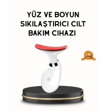 Boyun ve Gıdı Toparlayıcı EMS Cilt Sıkılaştırıcı 7000 Titreşim Isı Terapisi