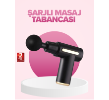 Profesyonel Masaj Tabancası 6 Kademeli Derin Kas Terapisi 4 Başlıklı Şarjlı Sessiz Motor