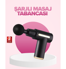 Profesyonel Masaj Tabancası 6 Kademeli Derin Kas Terapisi 4 Başlıklı Şarjlı Sessiz Motor