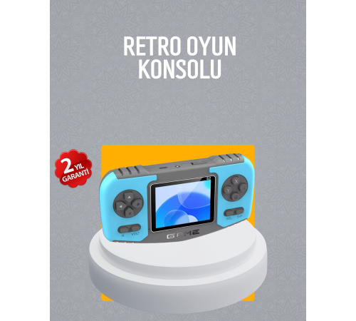 Mini Arcade Oyun Konsolu Hafif Taşınabilir Çocuk Hediyelik