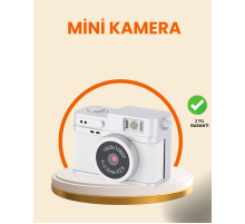 Kompakt Mini Kamera Retro Tasarım 128GB Hafıza 1080P Video