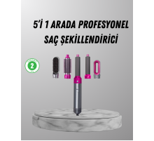 5’i 1 Arada Saç Şekillendirici Set Kuaför Düzeyinde Performans ve Ergonomik Tasarım