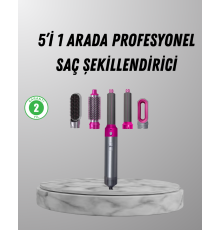 5’i 1 Arada Saç Şekillendirici Set Kuaför Düzeyinde Performans ve Ergonomik Tasarım