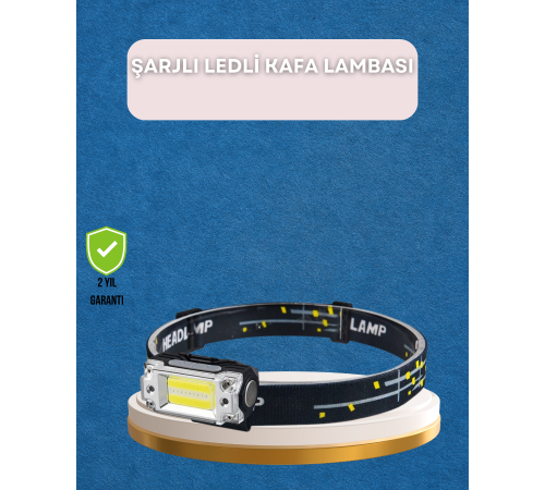 Taşınabilir Şarjlı LED Fener XPE95LM COB120LM Manyetik Gövde