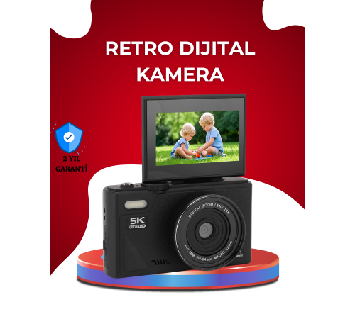 5K Ultra HD Kamera Gülümseme Algılama Otofokus 18x Optik Zoom