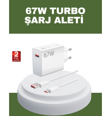 67 Watt Type C Hızlı Şarj Cihazı OnePlus 7 8 9 10 Uyumlu