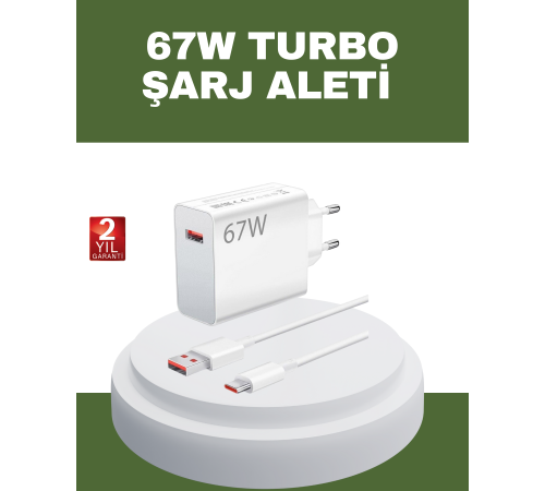 67 Watt Type C Hızlı Şarj Cihazı OnePlus 7 8 9 10 Uyumlu