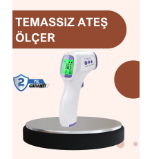 Temassız Dijital Ateş Ölçer Büyük Ekranlı Hızlı Okuma