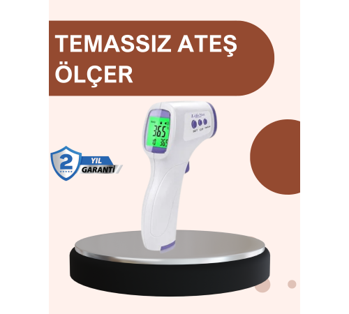 Temassız Dijital Ateş Ölçer Büyük Ekranlı Hızlı Okuma