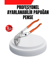 Ayarlanabilir Kurbağacık Pense Boru Anahtarı Çelik Malzeme