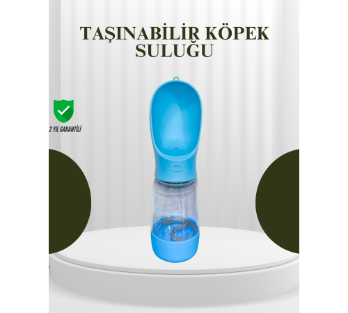 Gıda Sınıfı Malzemeli Evcil Hayvan Su Şişesi BPA İçermez Tek Tuş Kontrol