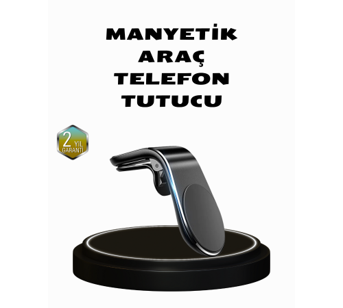 360° Dönebilen Manyetik Araç Telefon Tutucu Sarsıntısız ve Şık Tasarımlı