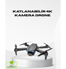 4K Katlanabilir Drone Uzaktan Kontrollü Wi-Fi Görüntü Aktarımlı