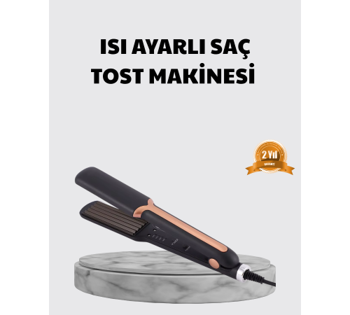 Tost Model Saç Şekillendirici Hızlı Isınan Isı Ayarlı