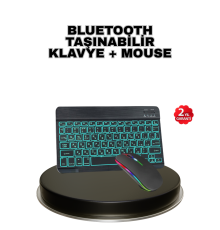 Aydınlatmalı Türkçe Q RGB Klavye Sessiz ve Dayanıklı Tuş Takımı