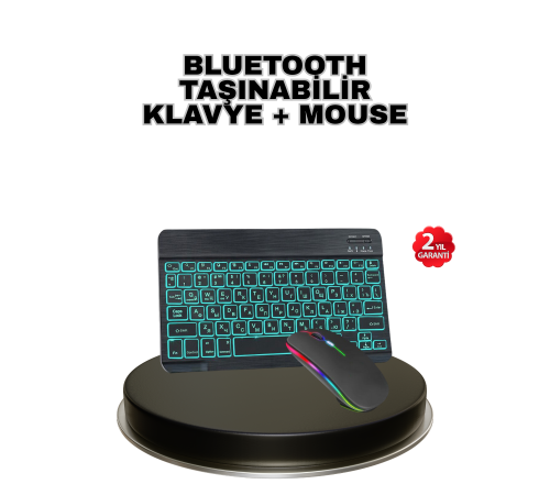 Aydınlatmalı Türkçe Q RGB Klavye Sessiz ve Dayanıklı Tuş Takımı