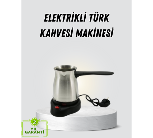 800W Paslanmaz Elektrikli Cezve Gizli Rezistans ve Ergonomik Kulp