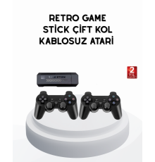 Taşınabilir Kablosuz Oyun Konsolu 2.4G TV Destekli Kompakt Gövde