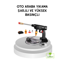Taşınabilir Akülü Araba Yıkama Makinesi 1.7 MPa Basınçlı ve Ergonomik Tasarımlı