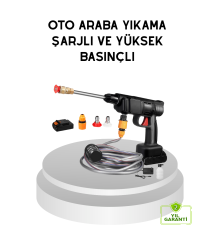 Taşınabilir Akülü Araba Yıkama Makinesi 1.7 MPa Basınçlı ve Ergonomik Tasarımlı