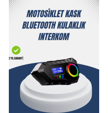 Kablosuz Bluetooth İnterkom IP65 Suya Dayanıklı 40mm HD Ses ve 40 Saat Pil