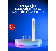 Taşınabilir Profesyonel Elektrikli Tırnak Matkap Seti – Sessiz, Güçlü ve Dayanıklı