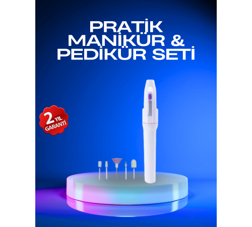 Taşınabilir Profesyonel Elektrikli Tırnak Matkap Seti – Sessiz, Güçlü ve Dayanıklı