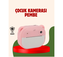 Çocuklar İçin Şipşak Yazıcı Kamera 24MP HD Çift Lensli Termal Baskılı