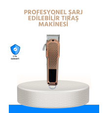 Erkek Bakım Makinesi – LCD Ekranlı 7000RPM Şarjlı Saç ve Sakal Kesme Cihazı