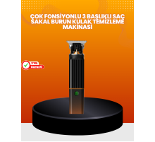 Erkekler İçin 3 in 1 Şarjlı Bakım Seti – 7300 RPM Güçlü Motor ve Sessiz Çalışma