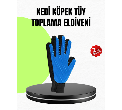 Evcil Hayvan Bakım Eldiveni – Masaj ve Tüy Toplama Özellikli Silikon Eldiven