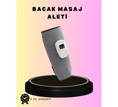 3 Kademeli Hava Basınçlı Isıtmalı Baldır Masaj Aleti – Titreşimli ve Kablosuz Kullanım