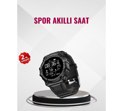 Nabız Ölçerli Akıllı Saat – Adım Sayar ve Kalori Ölçer Özellikli