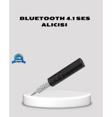 Bluetooth 4.1 Müzik Alıcısı 3.5mm Aux Girişli Mini Kablosuz Adaptör