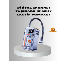 Şarjlı Kablosuz Hava Pompası – 150 PSI Basınç, LED Ekran ve 6000mAh Batarya
