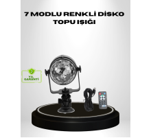 Ritme Duyarlı LED Disko Topu – Renkli Işık Gösterili Parti Lambası